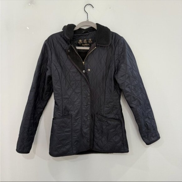 Barbour Jacket Polarquilt Full Zip in Black - Picture 4 of 8